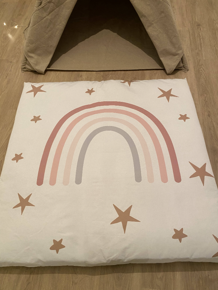 Pink Rainbow Baby mattress