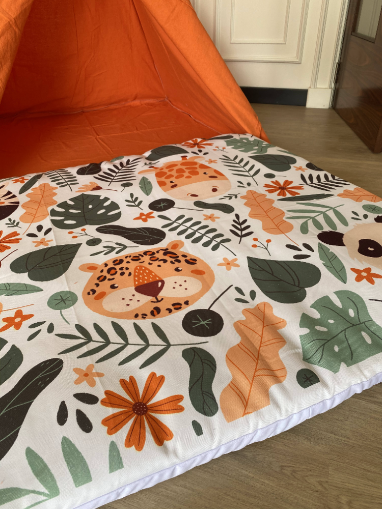 Jungle animals baby mattress