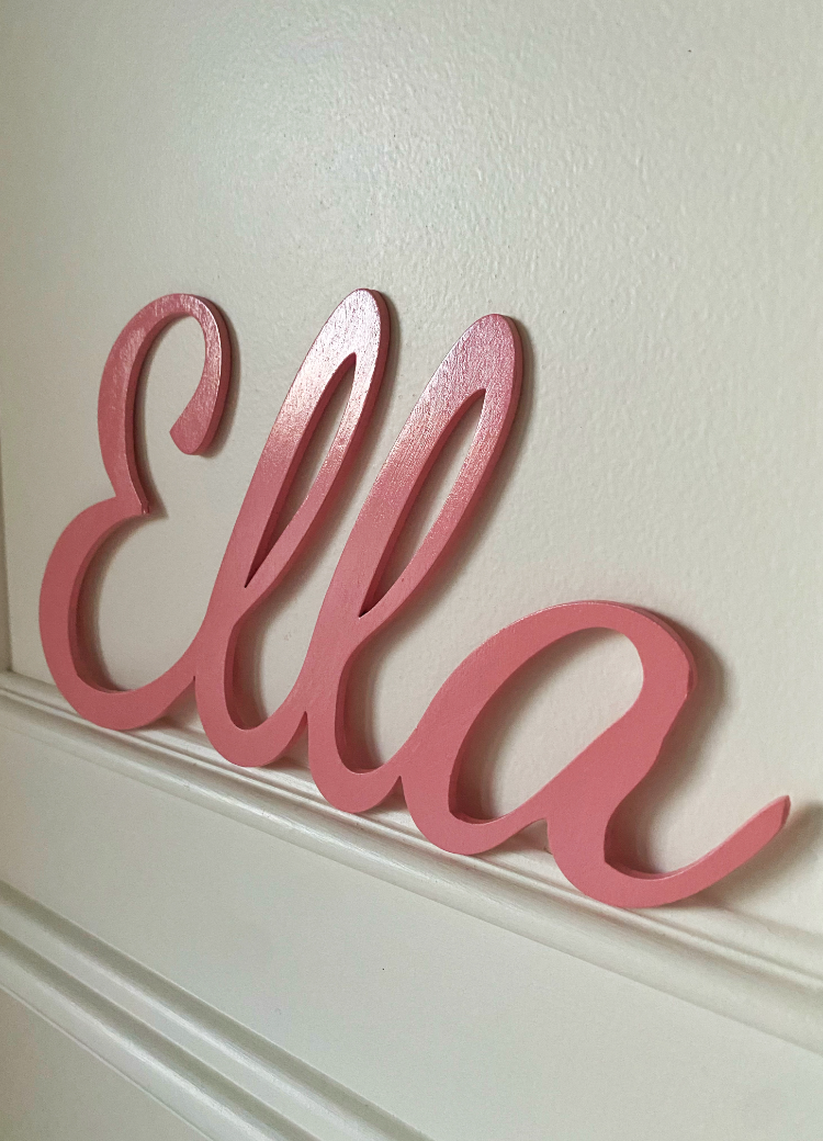 Customized Wooden name