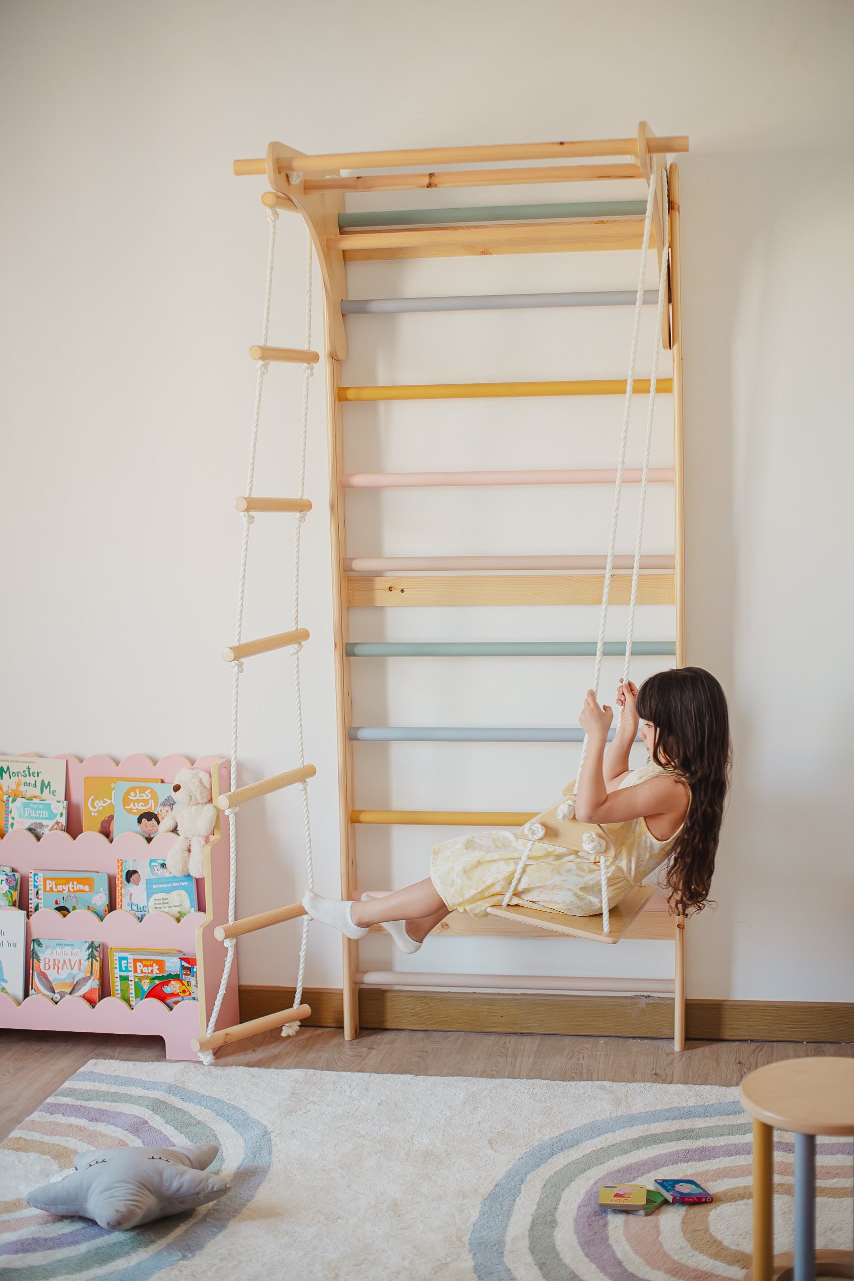 Swedish Ladder Wall Gym Set | Kids &Adults